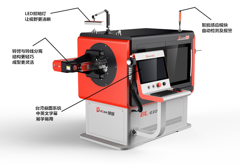 千斤頂手搖桿線材折彎機(jī)BL-3D-51200